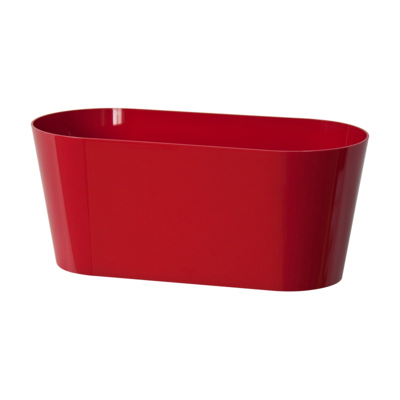 Jardinera Clivo 28,5x13x12 Rojo