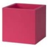 Maceta Kube Gloss 40x40  Fuxia