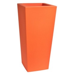 Maceta Kiam Cuadr.35x35x75 Naranja