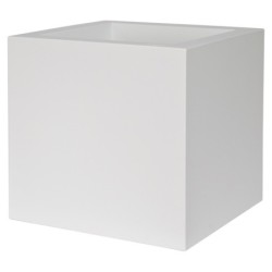 Maceta Kube 40x40 Blanco