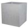 Maceta Cuadrada Basalt 50x50x50 Gris Hormigon