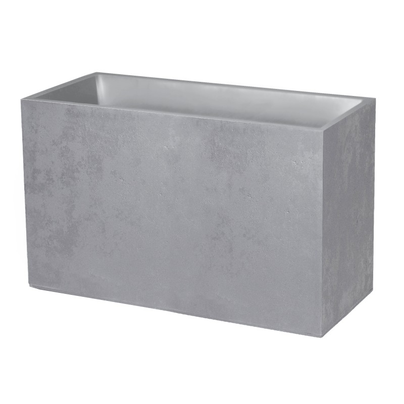 Jardinera Alta Basalt 100x40x60 Gris Hormigon